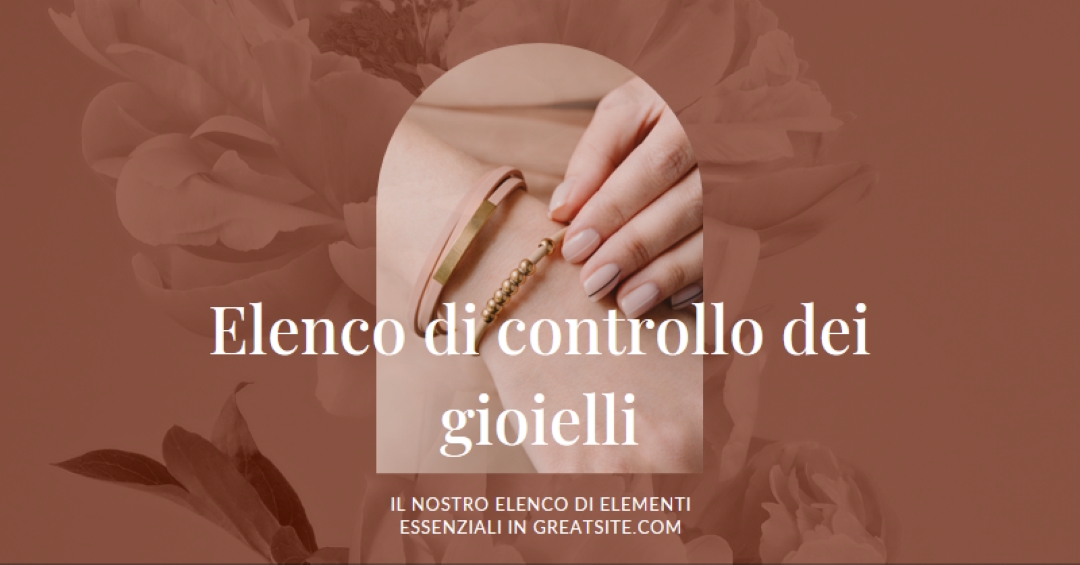 Elenco di controllo dei gioielli pink organic-boho