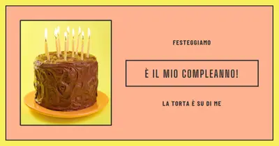 Lascia che mangiano la torta pink modern-bold