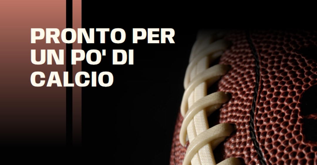 Pronto per un po' di calcio brown modern-simple