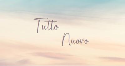 Nuovo atteggiamento blue modern-simple