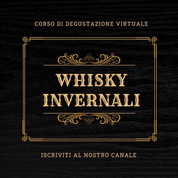 Whisky invernali black vintage-retro