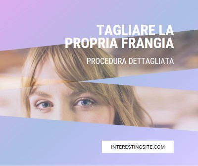 Taglia la tua frangia purple modern-bold