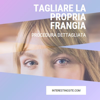 Taglia la tua frangia purple modern-bold