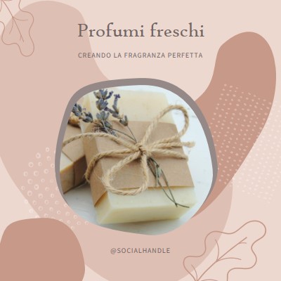 Profumi freschi pink organic-boho