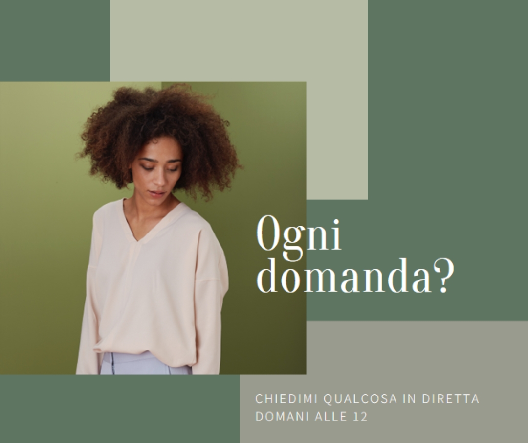 Ogni domanda? green modern-simple