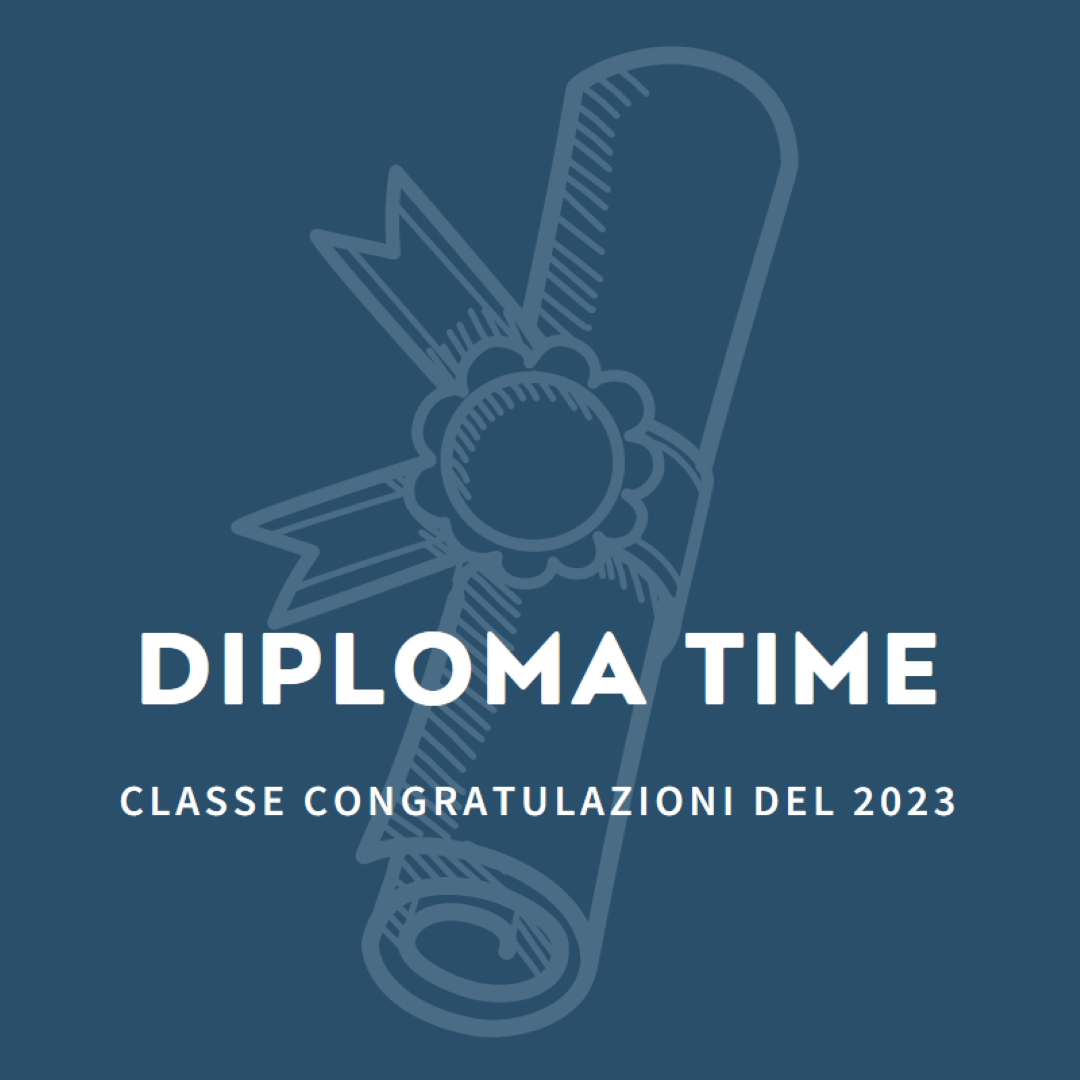 Il tuo diploma blue modern-simple