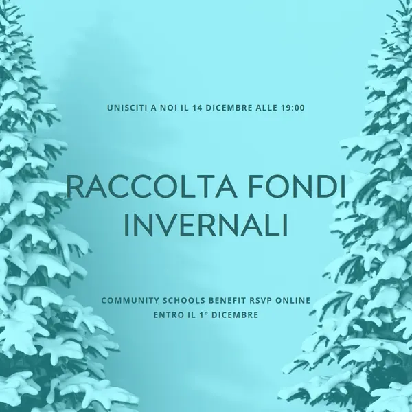 Paese delle meraviglie invernale blue modern-simple