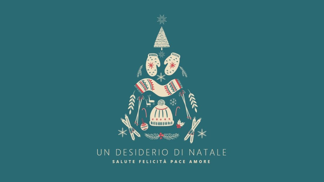 Tutto quello che voglio per Natale green modern-simple