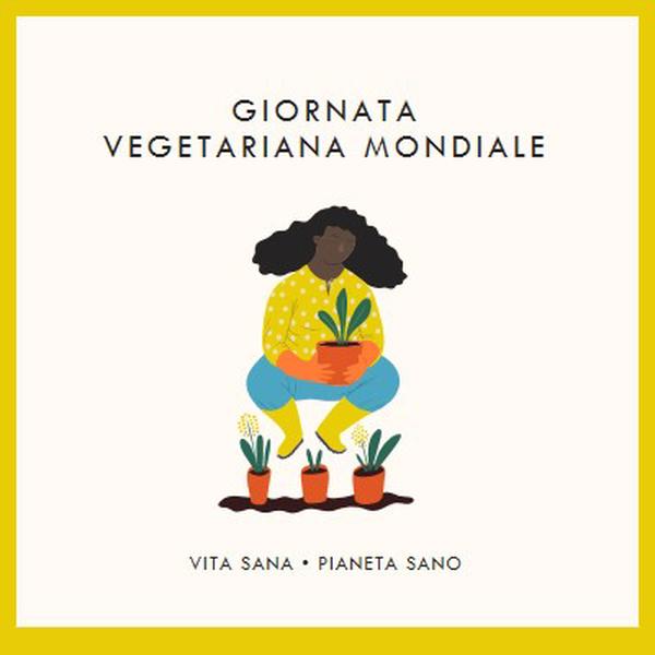 È la giornata vegetariana mondiale white modern-simple