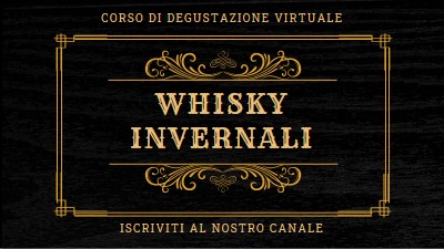 Whisky invernali black vintage-retro