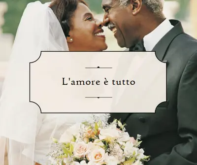 Amore senza tempo white modern-simple