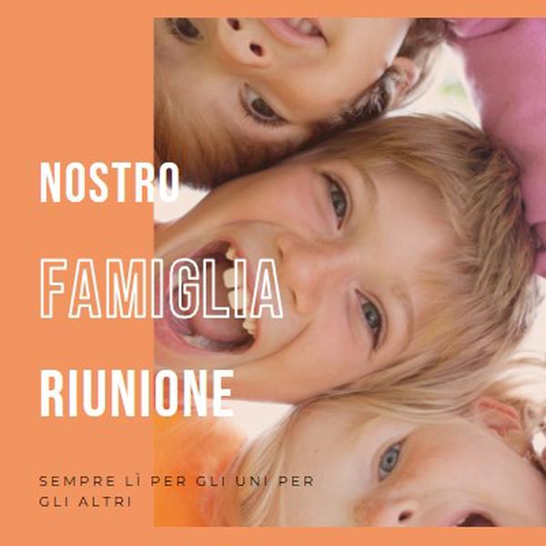 Divertimento in famiglia orange modern-bold