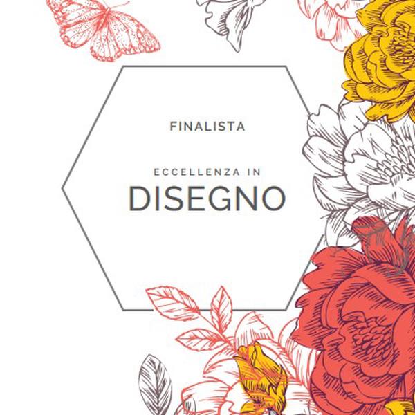 Eccellenza del design white vintage-botanical