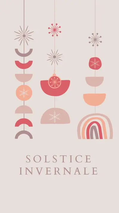 Un bellissimo Solstizio d'inverno gray organic-boho