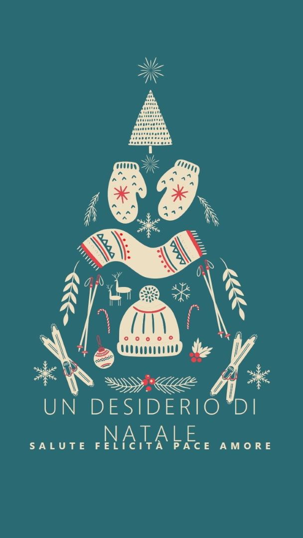 Tutto quello che voglio per Natale green modern-simple