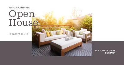 Oasi all'aperto white modern-simple