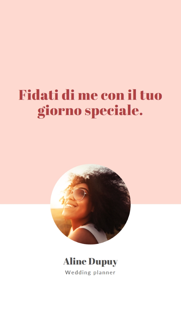 Visione d'amore pink modern-simple