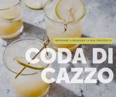 Crea i miei cocktail preferiti yellow modern-simple