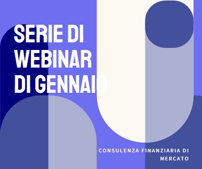 Serie di webinar di gennaio blue modern-bold