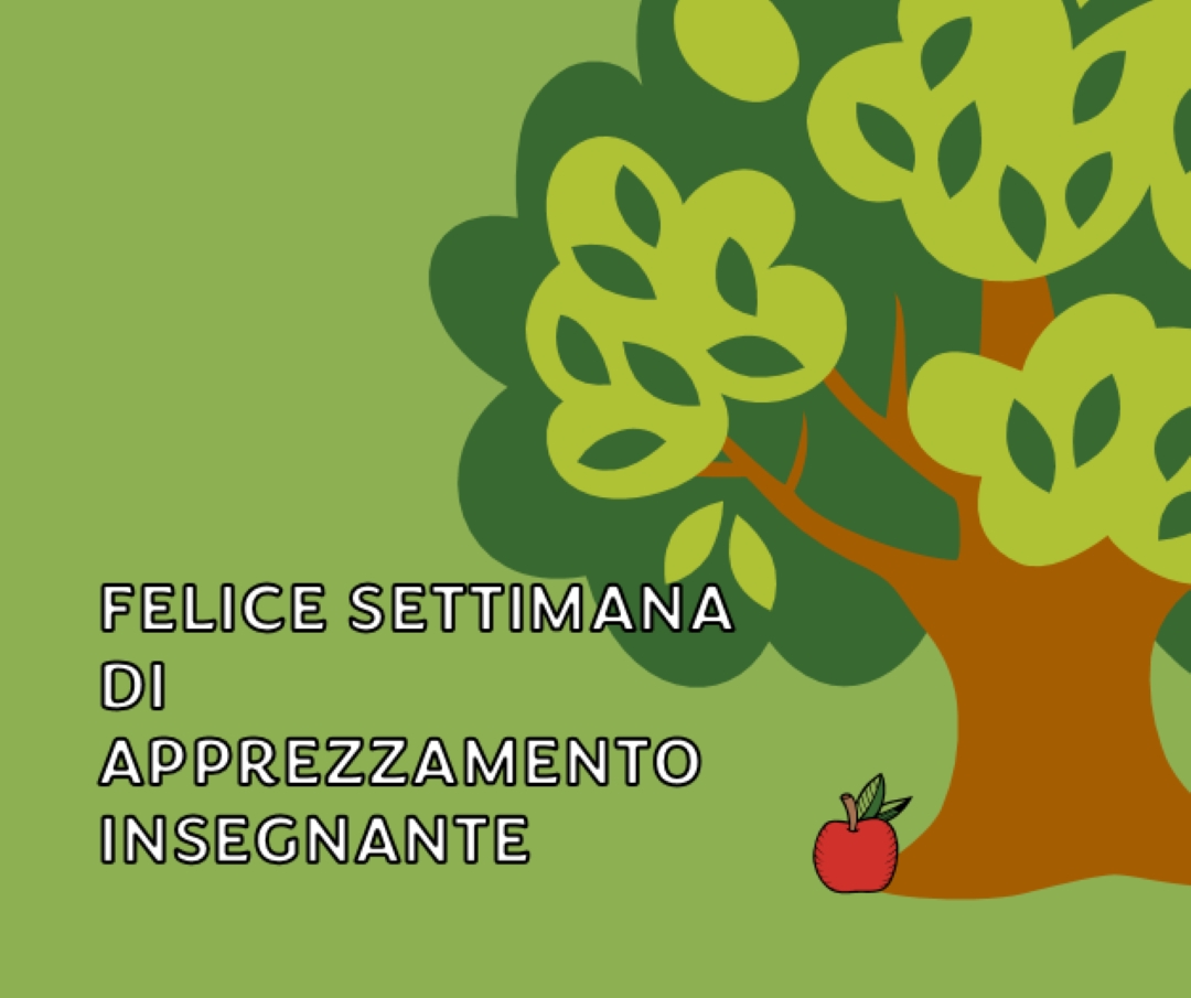 Felice settimana di apprezzamento per l'insegnante green whimsical-color-block