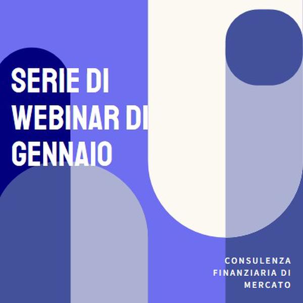 Serie di webinar di gennaio blue modern-bold