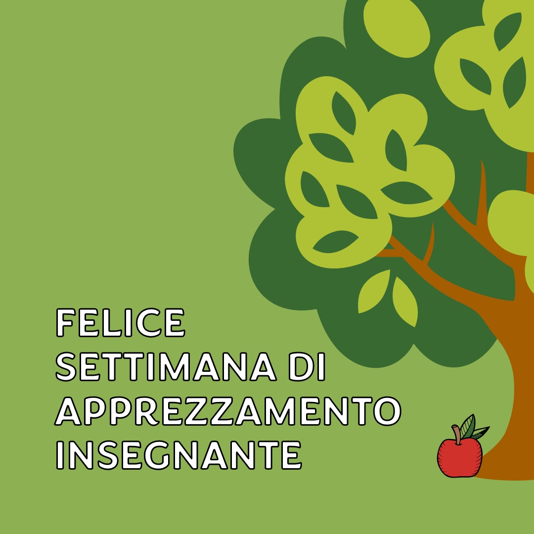 Felice settimana di apprezzamento per l'insegnante green whimsical-color-block