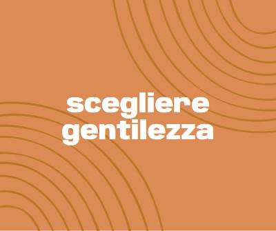 Cordiali saluti orange organic-simple