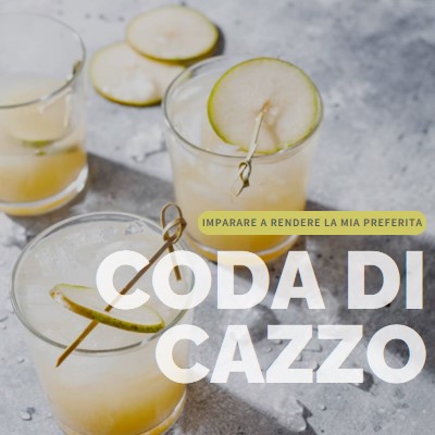 Crea i miei cocktail preferiti yellow modern-simple