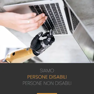 Persone con consapevolezza delle disabilità gray modern-simple