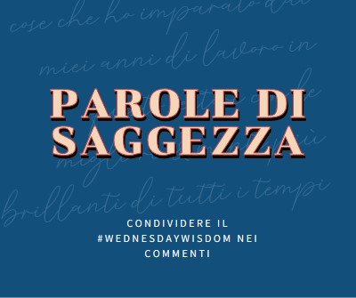 Parola al saggio blue modern-simple