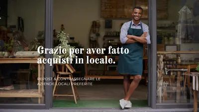 Segno di benvenuto brown modern-simple