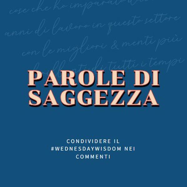 Parola al saggio blue modern-simple