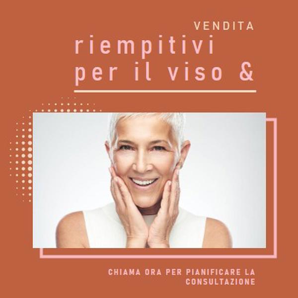 Vendita di viso e riempitori orange modern-geometric-&-linear