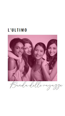 Banda delle ragazze white modern-simple