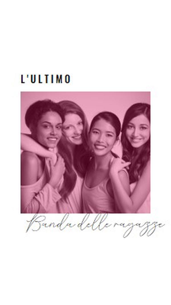 Banda delle ragazze white modern-simple