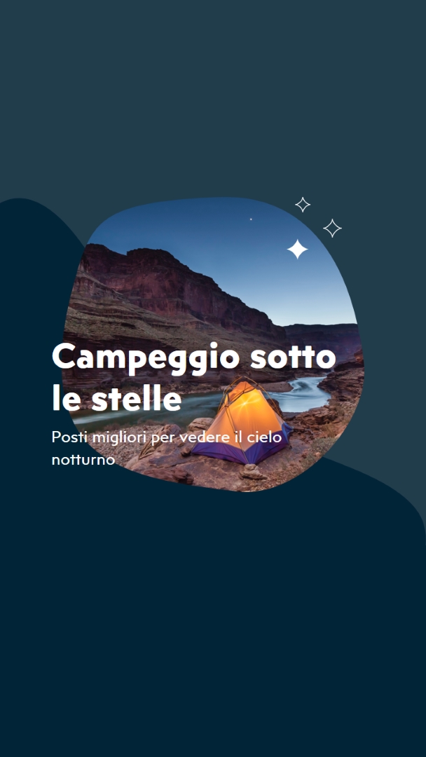 Sotto le stelle blue organic-simple