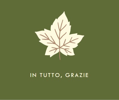 Atteggiamento di gratitudine green modern-simple