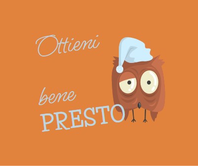 Senti meglio presto amico orange whimsical-color-block