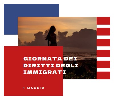 Saluto alla Giornata dei Diritti degli Immigrati white modern-color-block