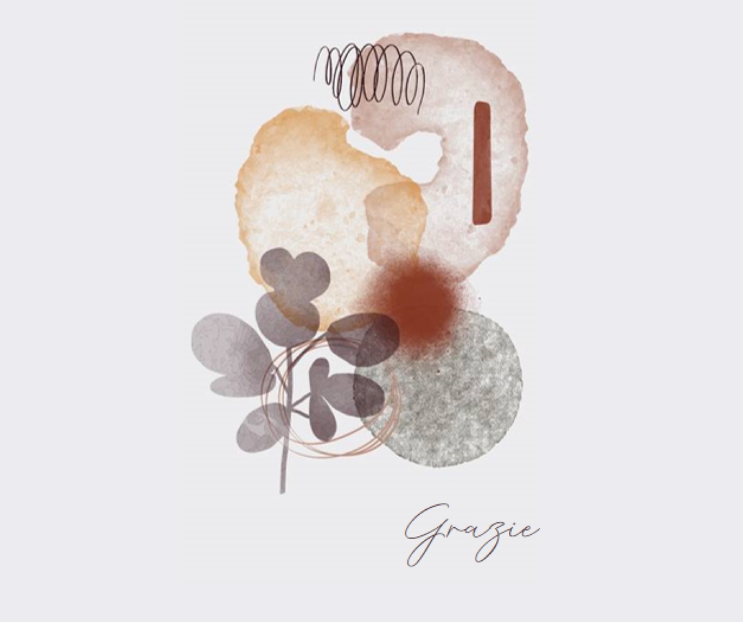 Un ringraziamento d'arte gray modern-simple