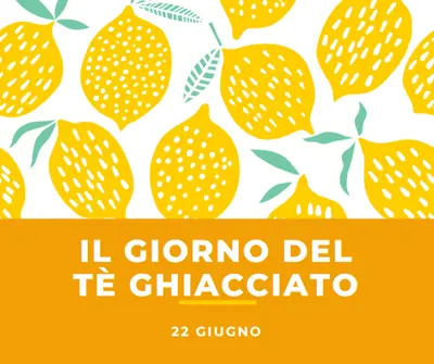 I limoni della vita sono per il tè ghiacciato orange whimsical-color-block