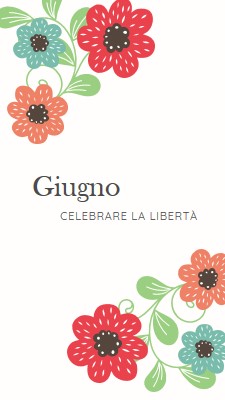 Giugno in fiore white organic-boho