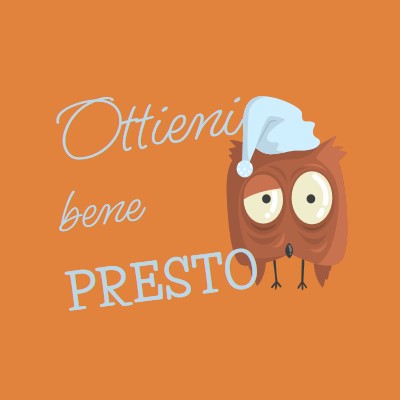 Senti meglio presto amico orange whimsical-color-block