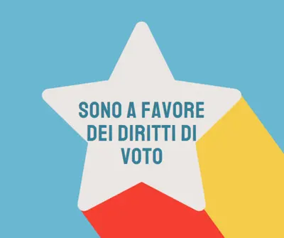 Fai sentire la tua voce blue modern-color-block