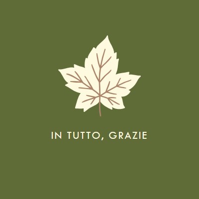 Atteggiamento di gratitudine green modern-simple