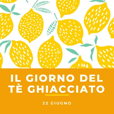I limoni della vita sono per il tè ghiacciato orange whimsical-color-block