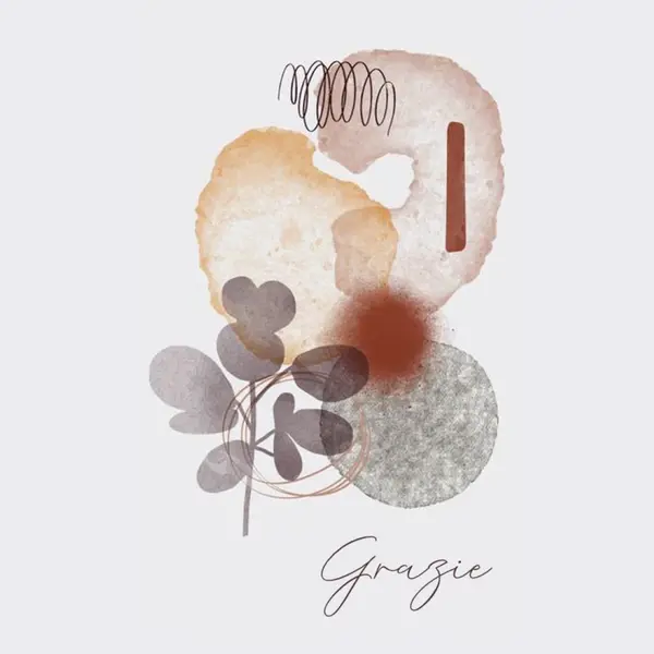 Un ringraziamento d'arte gray modern-simple