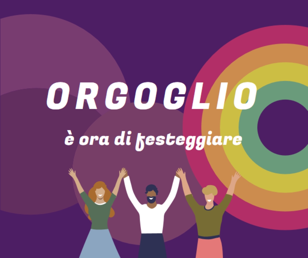 Celebrare l'orgoglio purple modern-bold
