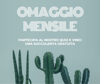 Quiz mensile a premi green modern-simple