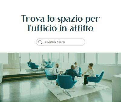 Spazio ufficio a noleggio blue modern-simple